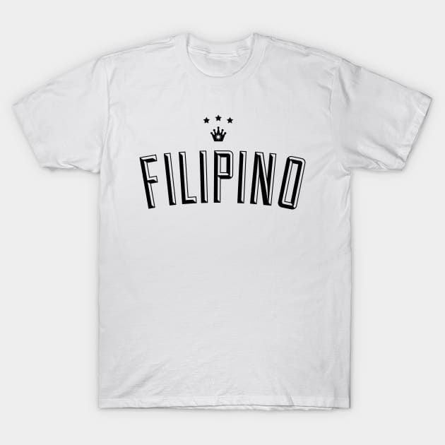 Filipino King Crown by AiReal Apparel T-Shirt by airealapparel